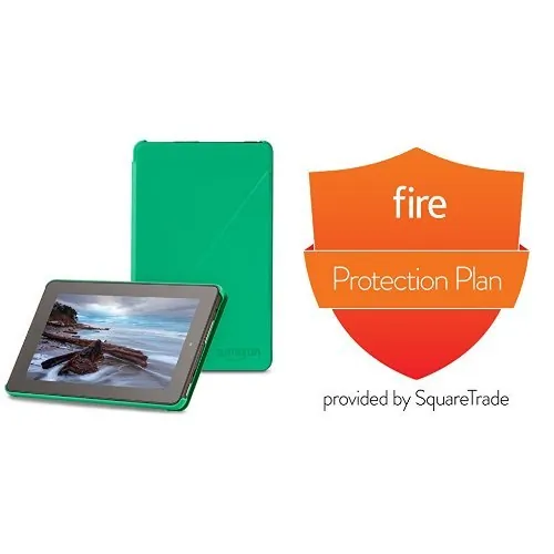 Amazon B00ZGV0UCG Durable Green Case For Fire 7 Tablet (5th Gen)