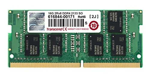 Transcend TS2GSH64V1B 16gb Ddr4 2133 So-dimm 2rx8