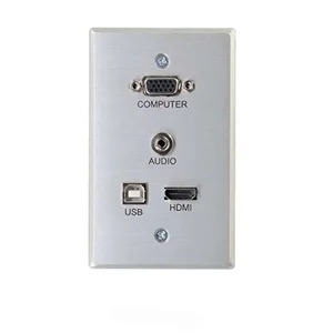 60170 | C2g RAPIDRUN HDMI, VGA, AUDIO + USB Wall Plate
