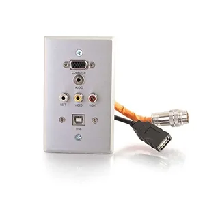 UBC 60040 | C2g RapidRun Single Gang Wall Plate - VGA,