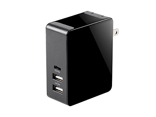 Monoprice 15517 Usb Wall Charger With Usb-c 3port