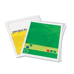 Fellowes 52042 Glossy Pouches - Letter, 10 Mil, 50 Pack - Sheet Size S