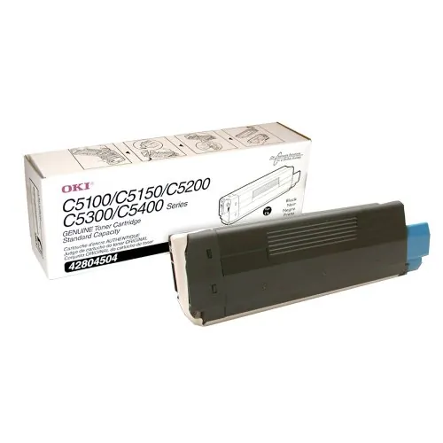 Original Okidata 42804504 Type C6 Toner Cartridge - Black - 3,000 Page