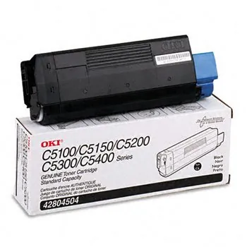 Original Okidata 42804504 Type C6 Toner Cartridge - Black - 3,000 Page