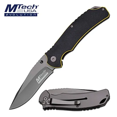 Evolution MTE-A023-BYP Mtech Evolution Assisted Knife 3.75 In Plain Mt