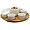 EL-159 | Elama Elegant 8-Piece Stoneware Appetizer Serving