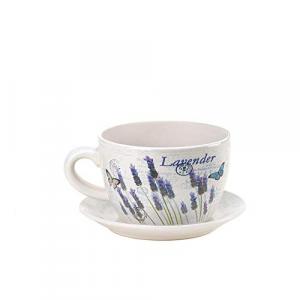 Summerfield 10016209 Lavender Fields Teacup Planter