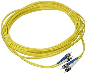 14435 | C2g 6m Yellow Single-Mode ST Fiber Optic Cable