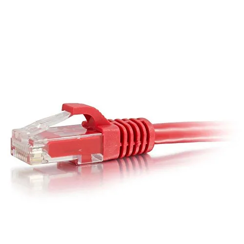 C2g 27186 50ft Cat6 Snagless Utp Ethernet Network Cable - Red