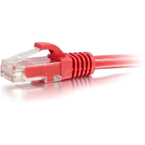 C2g 27186 50ft Cat6 Snagless Utp Ethernet Network Cable - Red