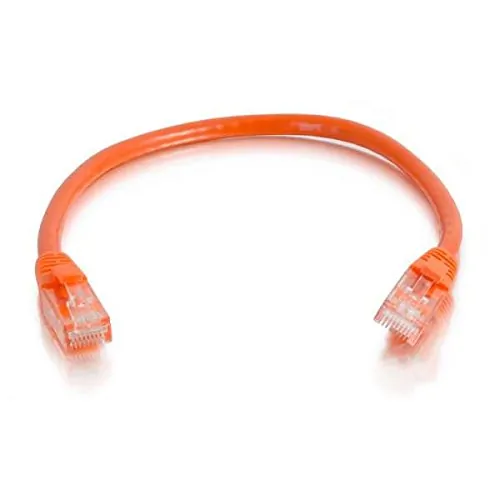 C2g 27817 100ft Cat6 Snagless Ethernet Patch Cable - Orange