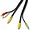 27992 | C2g 12ft Bi-Directional S-Video & RCA Audio Cable