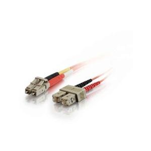 C2g 33015 2m Lc-sc 50125 Duplex Multimode Om2 Fiber Cable