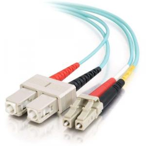 C2g 33054 5m Lc-sc 10gb 50125 Duplex Multimode Om3 Fiber Cable