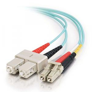 C2g 33054 5m Lc-sc 10gb 50125 Duplex Multimode Om3 Fiber Cable