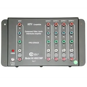 41065 | C2g 4-Output Component Video & Audio Splitter