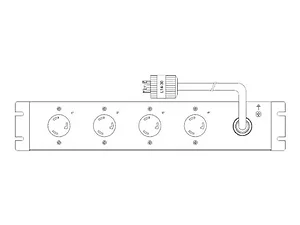 PW105BA2U422 | Eaton Rack-Mountable Power Distribution Unit