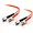 13575 | C2g 1m ST OM1 Duplex Multimode Fiber Optic Cable