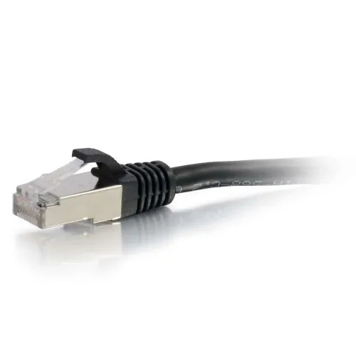 C2g 00808 -1ft Cat6 Snagless Shielded (stp) Network Patch Cable - Blac