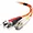 11131 | C2g 5m LC to ST OM1 Duplex Multimode Fiber Cable