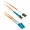 37968 | C2g 5m OM2 Multimode Fiber Optic Cable - LC to ST