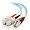 01134EA | C2g 30m OM3 Duplex Multimode Fiber Optic Cable