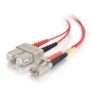 C2g 37557 Lc-sc 62.5125 Om1 Duplex Multimode Fiber Optic Cable (plenum