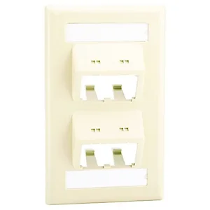 CFPSL4EIY | Panduit MINI-COM Sloped Faceplate - Electric