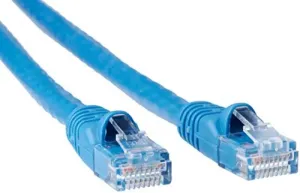 Addonics ADD-100FCAT6A-BLUE 100ft Cat6a Blue Gigabit Molded Snagless R