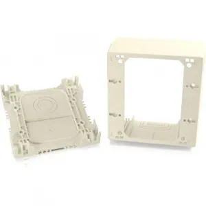 C2g 16042 Wiremold Uniduct Double Gang Extra Deep Junction Box - Ivory