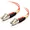 38607 | C2g OM1 Duplex Multimode Fiber Optic Cable - 20m