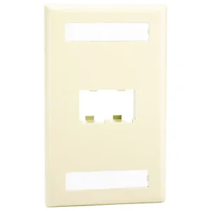 CFPL2EIY | Panduit MINI-COM Classic Faceplate - 1-Gang - 2