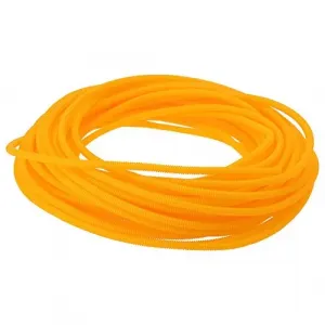 Panduit CLT50F-C4 Yellow Slit Corrugated Loom Tubing - 100 Ft