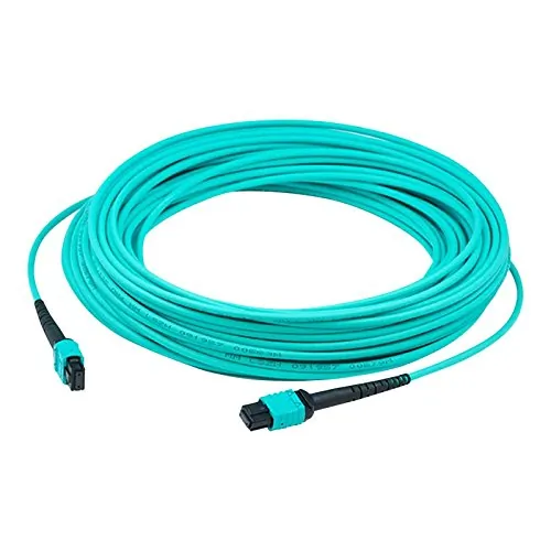 Addonics ADD-MPOMPO-30M5OM4MP 30m Mpo Mm Om4 Aqua 12-strand  Fiber Upc