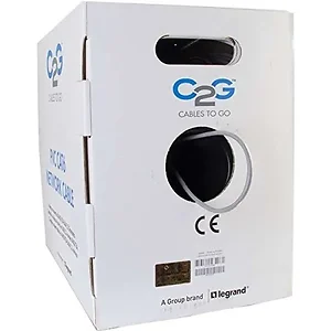 43406 | C2g 1000ft Cat6 Bulk Ethernet Cable-Stranded UTP