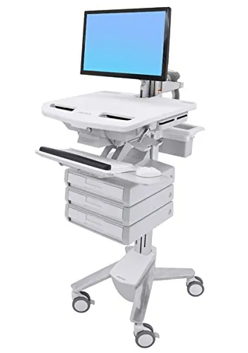 Ergotron SV43-1230-0 Styleview Cart With Lcd Arm, 3 Drawers