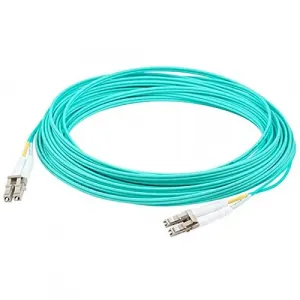 Addonics ADD-LC-LC-35M5OM3 35m Lc Mm Om3 Aqua Fiber Upc   Duplex Lszh 