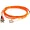 11065 | C2g 20m LC to ST OM2 Duplex Multimode Fiber Cable