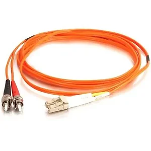 11065 | C2g 20m LC to ST OM2 Duplex Multimode Fiber Cable