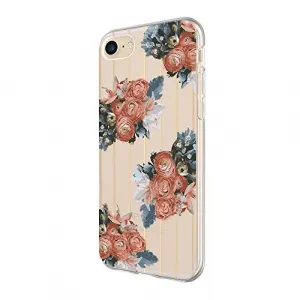 Ipio IPH-1483-RFL Design Series Rustic Floral For Iphone 7 Inc Accesso