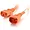 17494 | C2g 4ft 18AWG IEC Power Cable - C14 to C13 - Orange