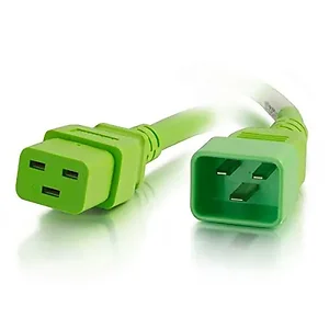 17735 | C2g 5ft 12AWG Green Power Cord (IEC320C20 to