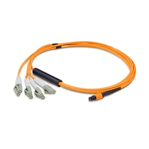 Addonics ADD-MPO-4LC4M6MMF 4m Mpo To 4xlc Fm Om1 Orange   Fiber Upc Du