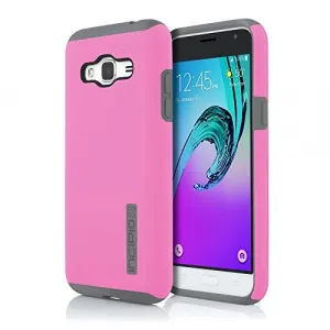 Ipio SA-760-PKGY Dualpro Case Pink Gry Samsung Jack J3 Inc Accessories