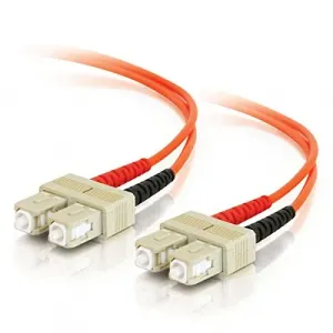 C2g 14561 2m Sc-sc 50125 Om2 Duplex Multimode Pvc Fiber Optic Cable (u