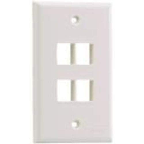 Panduit NK4FNBL Netkey Flush Mount Screw-on Faceplates