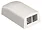 NK2BXEI-A | Panduit NetKey Surface Mount Box for Cat. 6 110
