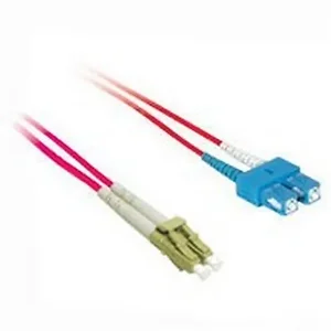 37636 | C2g 2m OM2 Duplex Fiber Optic Cable LC-SC - Red