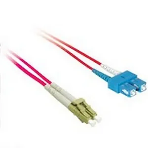 37796 | C2g 2m LC-SC Single Mode Fiber Patch Cable - Red