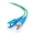 37668 | C2g 5m SC-ST Single Mode Fiber Patch Cable - OS2